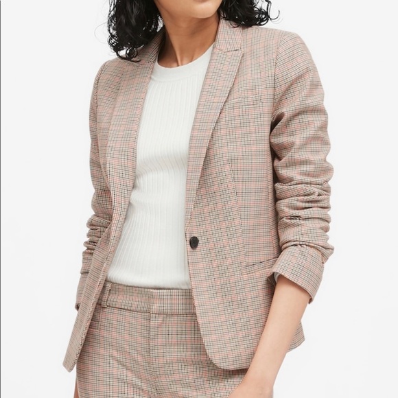 Banana Republic Plaid Blazer - Picture 1 of 5